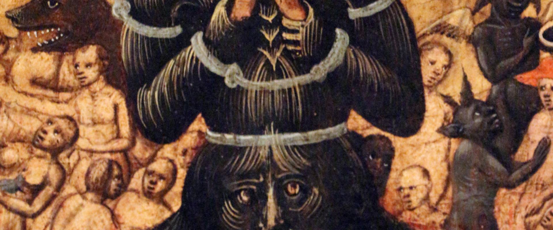 Maestro dell'avicenna, paradiso e inferno, 1435 ca. (bo) 06 diavolo foto di Sailko